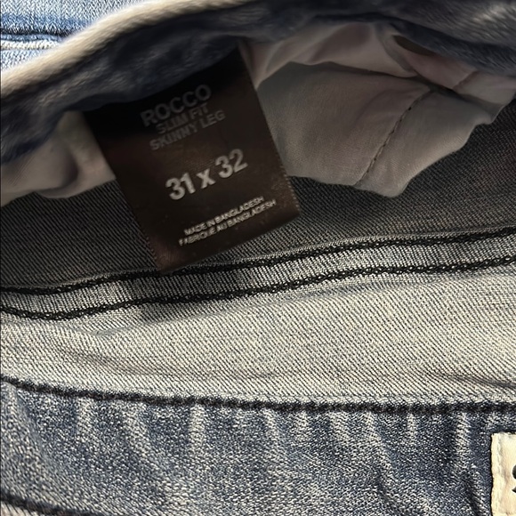 Express Rocco Slim fit Skinny Leg Blue Denim Jeans 31 x 32 - Picture 4 of 6